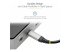 StarTech 20" (50cm) USB C Cable 10Gbps, USB 3.1/3.2 Gen 2 Type-C Cable, 100W (5A) Power Delivery Charging, DP Alt Mode, USB-C to C Cord, For USB-C Laptop, Phone, Device, Charge/Sync - Nærbilde