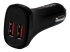 Startech Dual Port USB Car Charger - Høyre vinkel