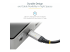 StarTech 20" (50cm) USB C Cable 10Gbps, USB 3.1/3.2 Gen 2 Type-C Cable, 100W (5A) Power Delivery Charging, DP Alt Mode, USB-C to C Cord, For USB-C Laptop, Phone, Device, Charge/Sync - Nærbilde