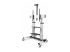Startech Rolling TV Cart/Stand On Wheels, Up to 100inch/220lb Screens - Høyre vinkel