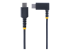 StarTech.com 6in (15cm) USB C Charging Cable Right Angle, 60W PD 3A, Heavy Duty Fast Charge USB-C Cable, USB 2.0 Type-C, Durable and Rugged Aramid Fiber, S20/iPad/Pixel - Fremsiden