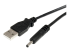 StarTech 3 ft. (0.9 m) USB to Type H Barrel 5V DC Power Cable - Høyre vinkel