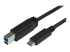 StarTech USB C to USB B Printer Cable - Høyre vinkel